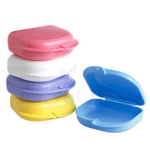 Newly Dental Orthodontic Retainer Denture Storage Case Box Mouthguard Container 2024 - buy cheap