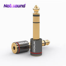 Nobsound-Paquete de 3 adaptadores estéreo para auriculares/amplificador/DAC/Pro Audio, 6,35mm, 1/4 ", enchufe macho a 3,5mm, 1/8" 2024 - compra barato