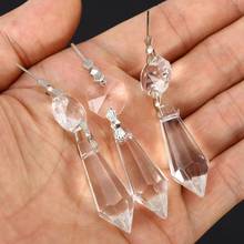 Camal 10Pcs Crystal Clear 38mm Drop Chandelier Prisms Pendants Parts Beads Hanging Lamp Lighting Part Home Decoration DIY 2024 - buy cheap