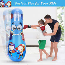 40# Unisex Children Tumbler Punching Bag Fitness Inflatable Kids Sandbag Home Fitness Boxing Fight Training Stress Relief Toy 2024 - buy cheap