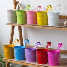 10Pcs/Set Creative Hook Detachable Flower Pot Decor Metal Iron Hanging Different Colored Vases Accessories Home Garden Decor #3 2024 - buy cheap