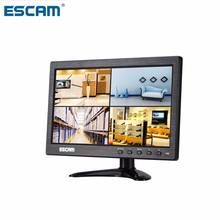 ESCAM T10 10 inch TFT LCD 1024x600 Monitor with VGA HDMI-compatible AV BNC USB for PC CCTV Security Camera 2024 - buy cheap