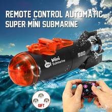 Mini Micro-radio Remote Control Submarine Ship Boat With Led Light Toy Submarine remote control ship For Children Underwater toy 2024 - buy cheap