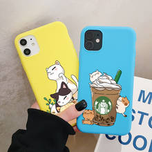 Funda de teléfono con Gato de dibujos animados para Huawei Mate 30 20 10 Pro Lite Mate20 Mate30, fundas de silicona esmerilada, cubierta trasera suave 2024 - compra barato