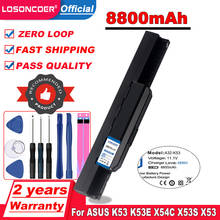 LOSONCOER 8800mAh Laptop Battery Pack A32-K53 A41-K53 A42-K53  A31-K53A41-K53 for ASUS K53 K53E X54C X53S X53 K53S X53E A43S A43 2024 - buy cheap