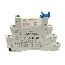 Hongfa-relé PCB HF41F, 5 pines, toma de relé 6A 250VAC; 6A 30VDC para automatización Industrial 2024 - compra barato