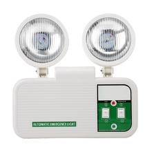 Adjustable 2W Dual Lamp Head Exit 8 LEDs Emergency Light 110-220V EU Plug High brightness LED lamp 2024 - buy cheap