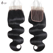 UWIGS-Cabello Humano ondulado para mujeres negras, extensiones de cabello brasileño Remy con cierre de encaje 4x4, prearrancado, DIY 2024 - compra barato