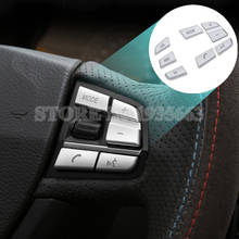 For BMW 5 Series GT F07 Inner Steering Wheel Button Trim Cover 2014-2017 7pcs Car Accessories Interior Car Decor Car Trim 2024 - buy cheap