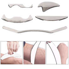 Herramienta Gua Sha de acero inoxidable, herramienta de masaje de raspado Gua Sha, juego para aliviar el dolor muscular, Kit de liberación miofascial para tejido suave, 5 uds. 2024 - compra barato