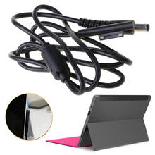 5.5*2.5mm DC Plug Charger Adapter Charging Cable Cord For Microsoft Surface Pro 3 4 Tablet PC 120cm Black Cables C26 2024 - buy cheap
