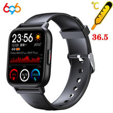 696 New 1.69 Inch Smart Watch Men Body Temperature Full Touch Screen Smartwatch Women Accurate Oxygen Monitor Clock 2021 PK P8 2024 - buy cheap