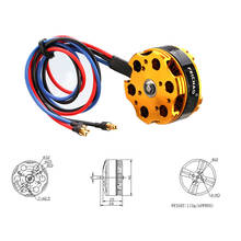 EEICHAO 4108 380KV 580KV 720KV 3-6S tipo de disco de Rotor Motor sin escobillas de Rotor para Multicopter hexacóptero RC Dron 2024 - compra barato