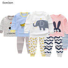 2020 Autumn Children Pajamas Animal Cartoon Sleepwear Kids Clothes Set Winter Pyjamas Kids Toddler Baby Sleepwear For Boys Girls 2024 - buy cheap