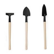 3 Pcs/set Home Mini Plant Garden Tools Wooden Handle Gardening Shovel Rake Spade  Balcony Home-grown Mini Digging Suit Wholesale 2024 - buy cheap