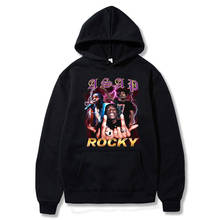 Harajuku Asap Rocky Print Hoodie Fashion Retro Hoody Sweatshirt Rapper Hip Hop Streetwear Male Casual Loose Hooded Pullover Tops 2024 - buy cheap