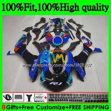 OEM Injeção Para YAMAHA YZF R1 1000 YZFR1 15 16 17 Azul preto 129BS.44 YZF-1000 YZF R 1 YZF1000 YZF-R1 2015 2016 2017 Carenagem 2024 - compre barato