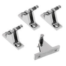 4 Stainless 316 Boat Deck Hinge Canopy Bimini Top Fitting Hardware Quick Pin 2024 - buy cheap