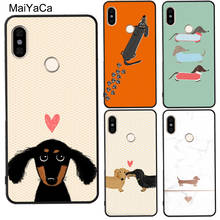 Dachshund cão salsicha dos desenhos animados para xiaomi mi nota 10 lite mi 10 ultra caso para redmi nota 8 7 9 pro 8t 9s 9a 9c poco x3 2024 - compre barato