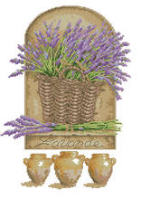 Algodão de qualidade superior adorável contado ponto cruz kit francês lavanda flor roxa dim 3507 2024 - compre barato