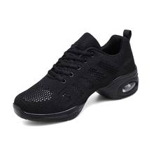 Женские теннисные туфли с воздушной подушкой, черные дышащие износостойкие спортивные туфли для фитнеса, уличные женские кроссовки 2024 - купить недорого