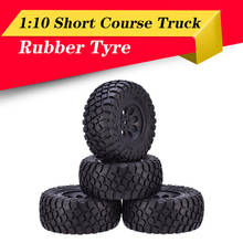AUSTARHOBBY AX-4005 4Pcs RC Wheel 1:10 Short Course Truck Tires Rubber Tyre For Traxxas Slash Tires HPI Car Parts 2024 - buy cheap