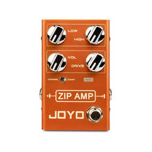 JOYO ZIP AMP Overdrive Guitar Effect Pedal Strong Compression Overdrive Tone with Gain & COMP Switch for Rocker Electric Guitar 2024 - buy cheap