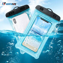 Универсальный чехол, водонепроницаемый чехол для телефона iPhone Samsung, водонепроницаемая сумка, сухой Чехол, прозрачный ПВХ герметичный подводный чехол 2024 - купить недорого