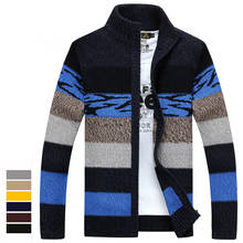 2018 autumn outfit new sweater thickening turtleneck sweater cardigan male big yards of coat of cultivate one's morality male 2024 - buy cheap