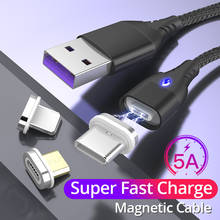 Magnetic Fast Cable For iPhone Micro USB Charging Phone Android Data Cable Wire Magnet Charger For Samsung Xiaomi Huawei Mobile 2024 - buy cheap