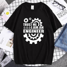 Confía en mí, soy un ingeniero de gráficos impresos 2021 camiseta de los hombres de verano de manga corta de cuello camisetas Streewear camisas de hip hop Tee 2024 - compra barato