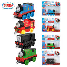 Oyuncak-Set de tren de Metal modelo Thomas y Friends para niños, juguete de coche, regalo, escala 1:43, Trackmaster 1/43, 4 Uds. 2024 - compra barato