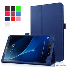 Funda protectora para tableta Samsung Galaxy Tab A7 2020 T500, cubierta de cuero PU con soporte Tab A 10,1 "2016 T580 S6 Lite 10,4 P610 2024 - compra barato