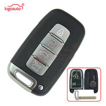 Kigoauto 4 Button Smart Remote Car Key Fob For Hyundai Sonata Genesis Equus 2009-2015 Veloster SY5HMFNA04 433MHz 2024 - buy cheap