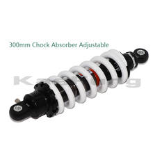 Amortiguador trasero ajustable de 300mm, 1000LBS, suspensión para bicicletas Dirt Pit 110/125/140/150/160cc KLX110 CRF50/70 2024 - compra barato