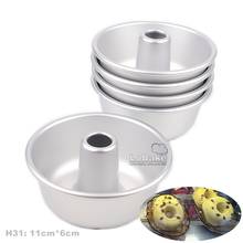 5pcs diameter 11cm Angel hollow round shape aluminium alloy mousse cake baking bread cheese jelly mould for DIY bakeware H31 2024 - buy cheap