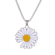 Simple Daisy Pendants Necklaces Women Man Charm Collar Jewelry Fashion Korean Design Romantic Choker Bijoux Fine Gifts 2024 - buy cheap