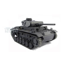 Modelo de tanque de Metal Mato 1/16 Panzer III RC RTR, versión infrarroja, color gris, 1223 TH00663-SMT4 2024 - compra barato