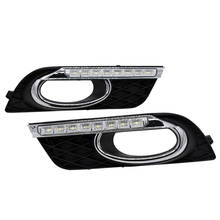 2 unids/set específicos luces de circulación diurna del coche LED DRL para Honda Civic 9th 2011-2015 cubierta de luz antiniebla con señal de giro, se apagaron la luz 2024 - compra barato