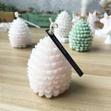 2022 New 3D Christmas Tree Pine Cone Silicone Candle Mold Soap Clay Making DIY Cake Decor 2024 - buy cheap