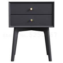 Nordic solid wood bedside table simple bedroom storage bedside cabinet small apartment creative storage cabinet 2024 - buy cheap