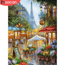 HUACAN 5D DIY Diamond Painting Scenic Eiffel Tower Full Square Embroidery Sale Picture Rhinestone Diamond Mosaic Home Decor 2024 - buy cheap