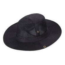 Mesh Brim Fishing Bucket Hats Outdoor Sports Hiking Safari Summer Sun Cap Hat 2024 - buy cheap