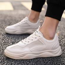 Spring and Autumn White Mens Casual Shoes Business Men's Sneakers Tide Breathable Cloth Men Casual Shoes 2024 - buy cheap