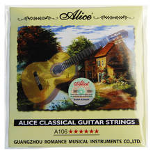 Nuevas cuerdas de guitarra clásica Alice A106, cuerda de nailon transparente 2024 - compra barato
