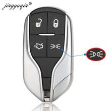 jingyuqin Luxury 4 Buttons Smart Card Remote key Shell for Maserati President Ghibli Quattroporte Levant Key Case Replacement 2024 - buy cheap