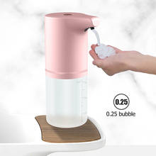 Dispensador de sabão líquido de espuma automático carregamento usb sensor indução infravermelho lavadora mão touchless cozinha desinfetante 2024 - compre barato