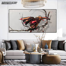 Canvas abstract animales bird Posters Hoom Decor for children's room wall art print picture Nordic Creativity Modern painting 2024 - buy cheap