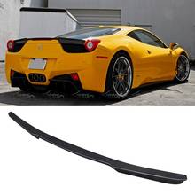 Alerón trasero de fibra de carbono para maletero, Kit de carrocería para Ferrari 458, ITALIA, SPIDER 2011-2013 2024 - compra barato