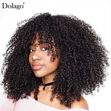 3B 3C Kinky Curly Clip In Human Hair Extensions Full Head Sets 100% Mongolian Virgin Human Hair Natural Black Clip Ins Dolago 2024 - buy cheap